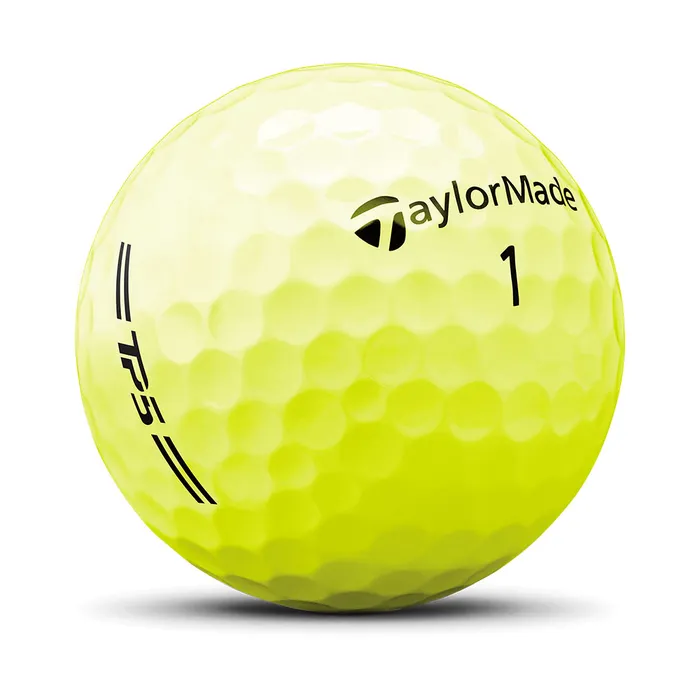 TaylorMade 2026 TP5 Golf Balls 12pk - Yellow - Image 5
