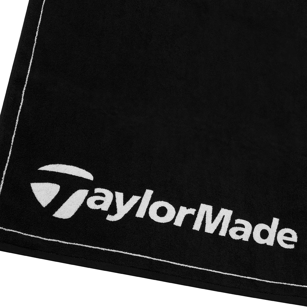 TaylorMade 2026 Tour Towel - Black - Image 2