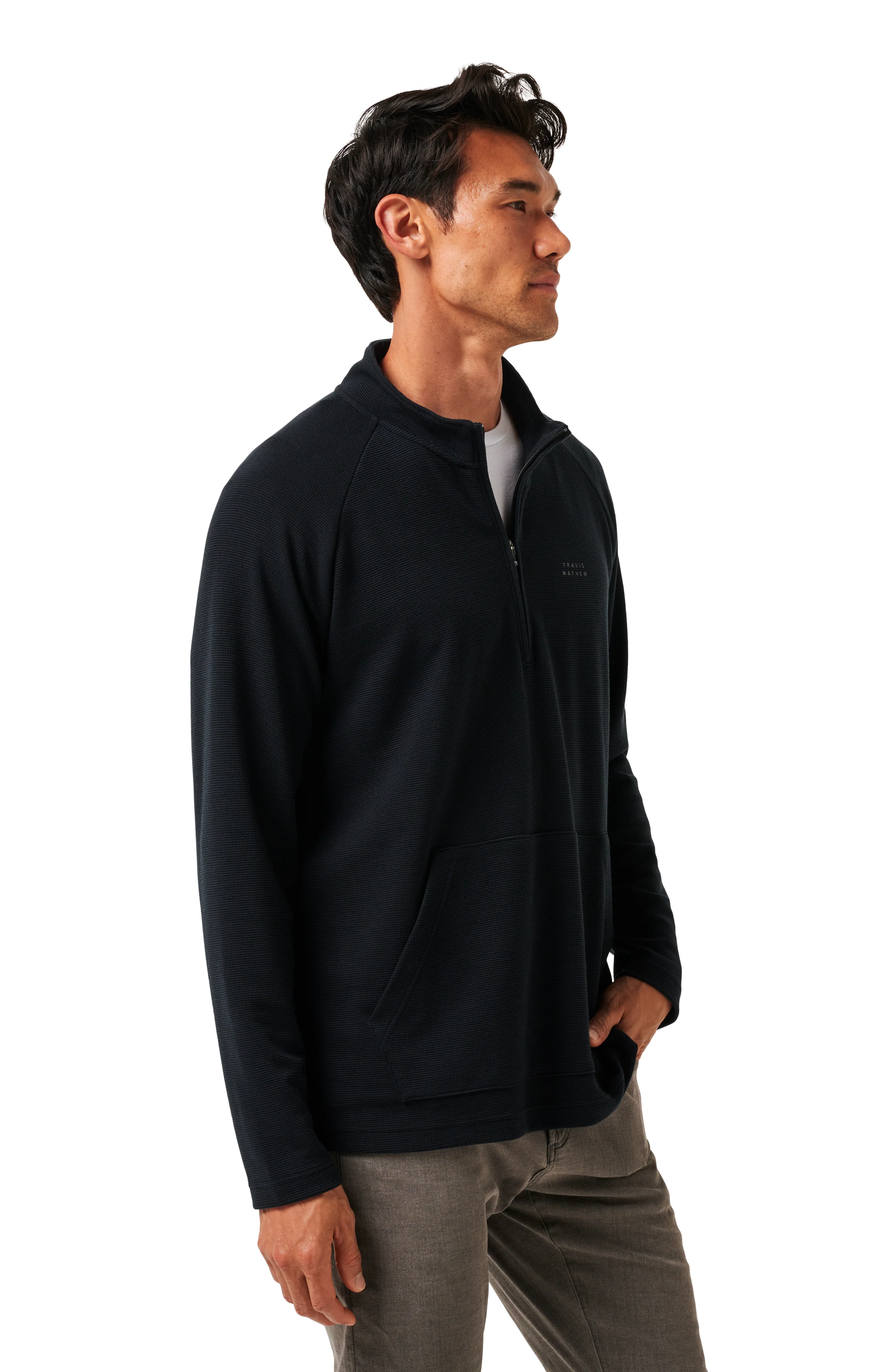 TravisMathew Performance Waffle Pullover - Image 2