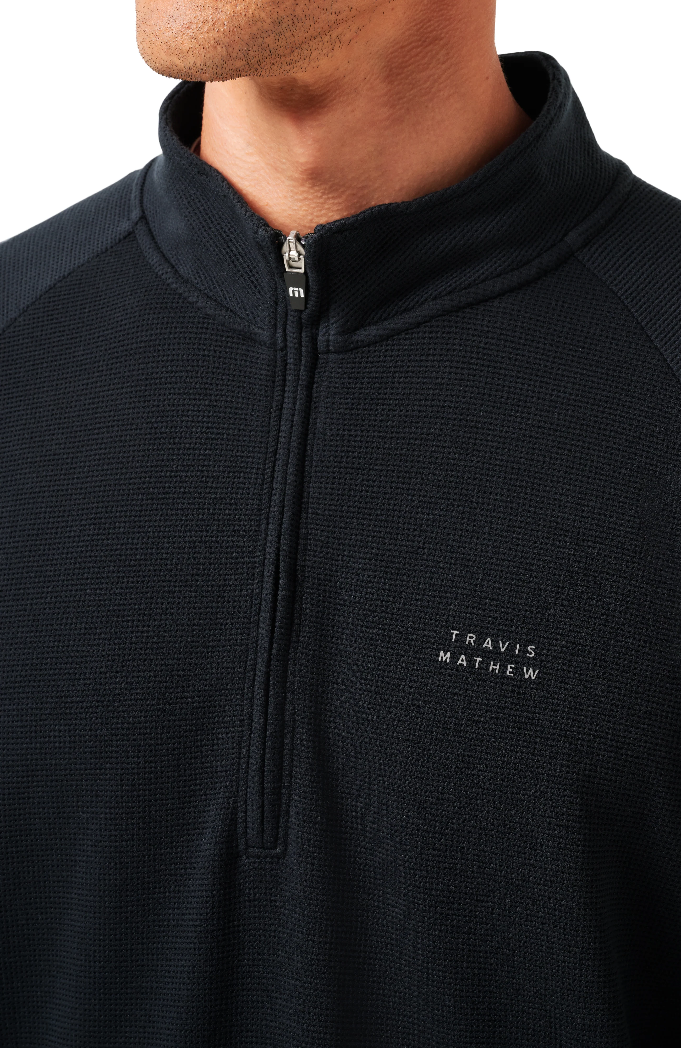 TravisMathew Performance Waffle Pullover - Image 4