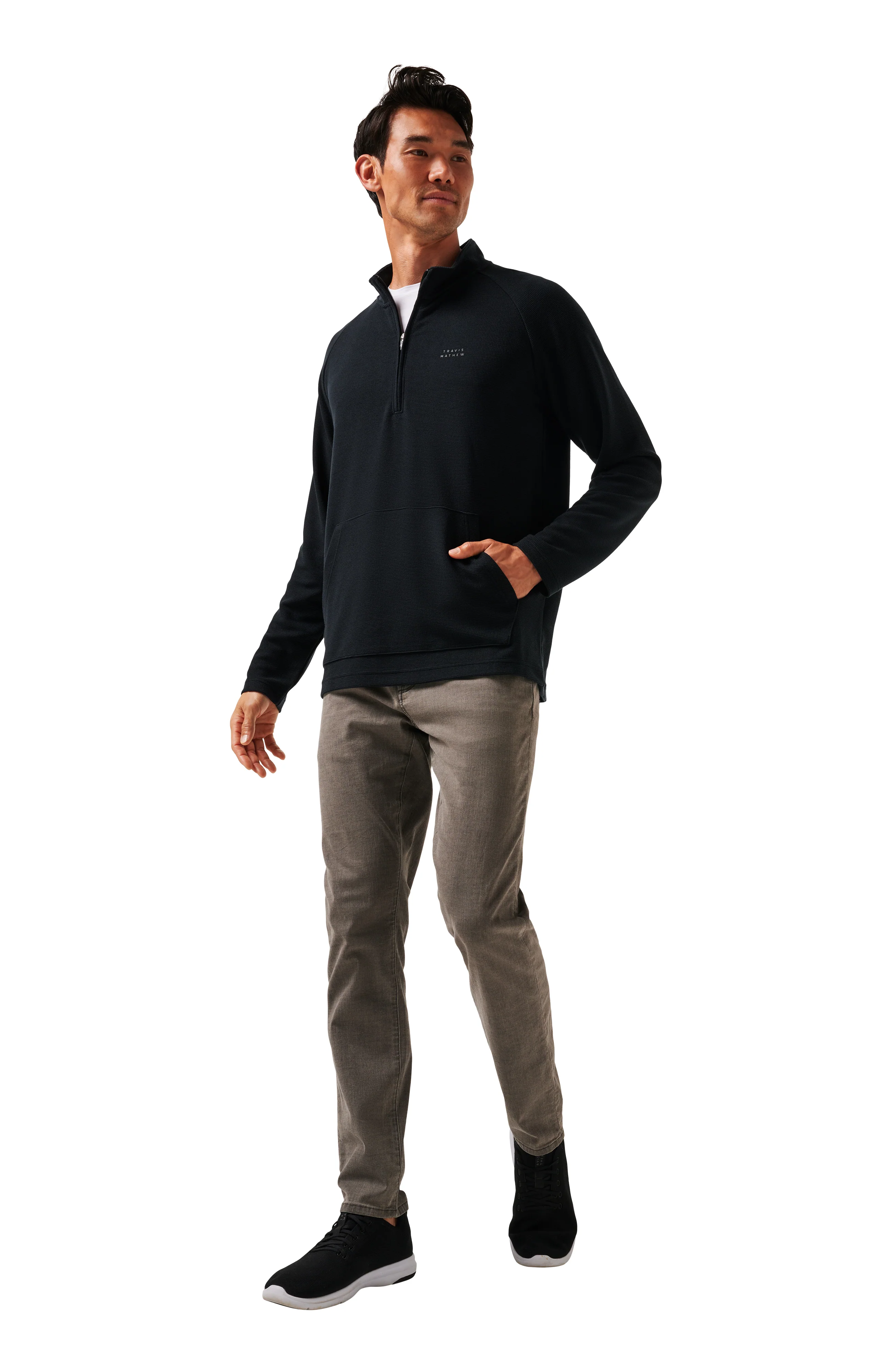 TravisMathew Performance Waffle Pullover - Image 5