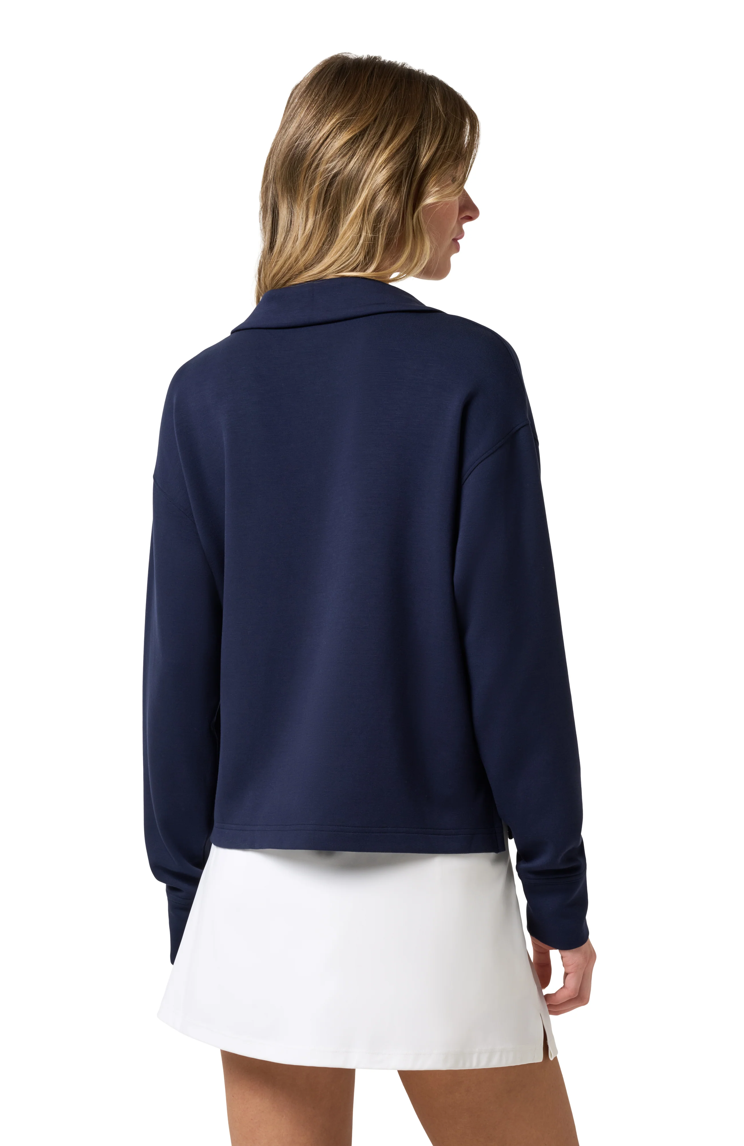 TravisMathew Skyloft Soft V-Neck Ladies Pullover - Image 3
