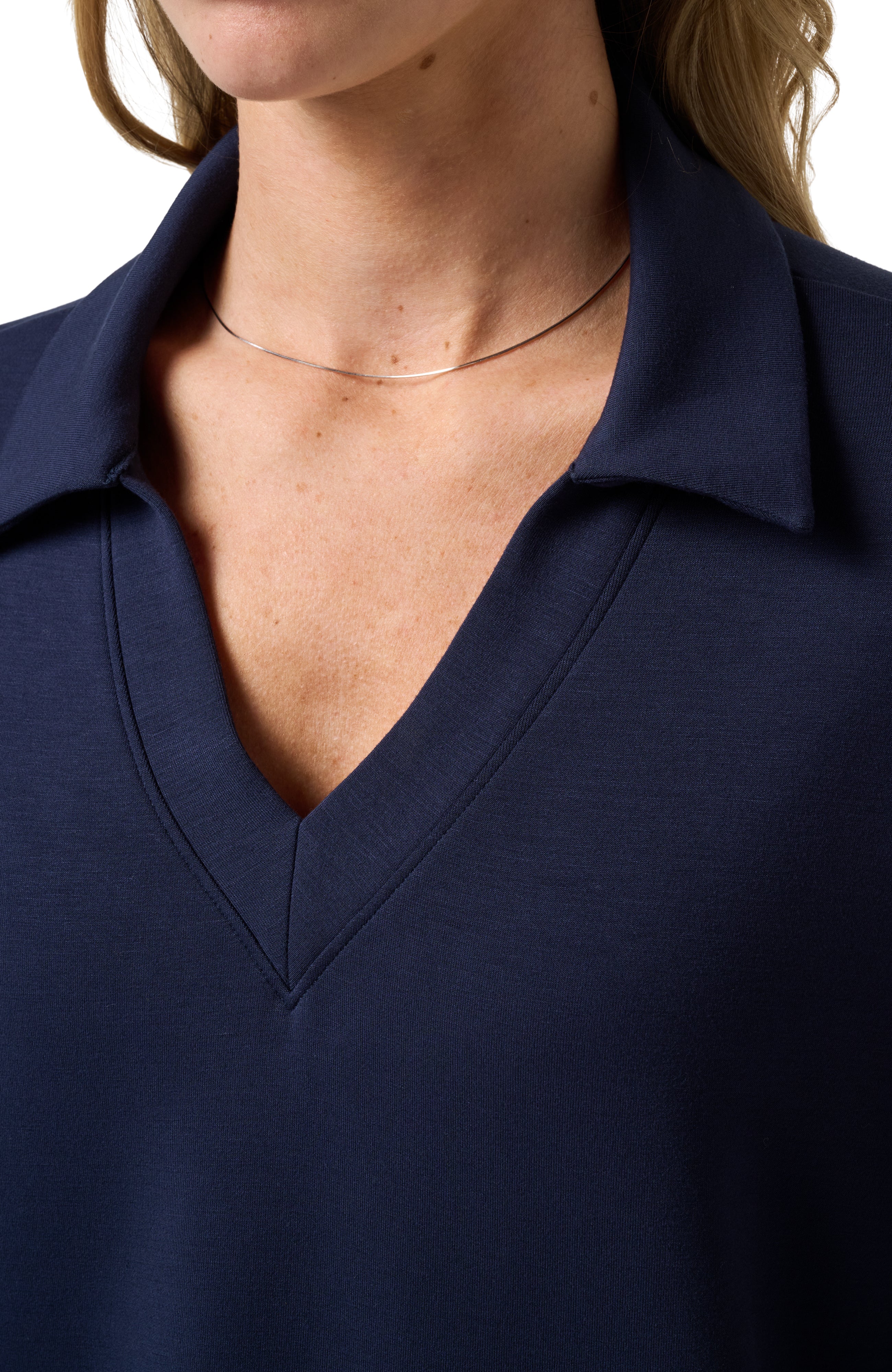 TravisMathew Skyloft Soft V-Neck Ladies Pullover - Image 4