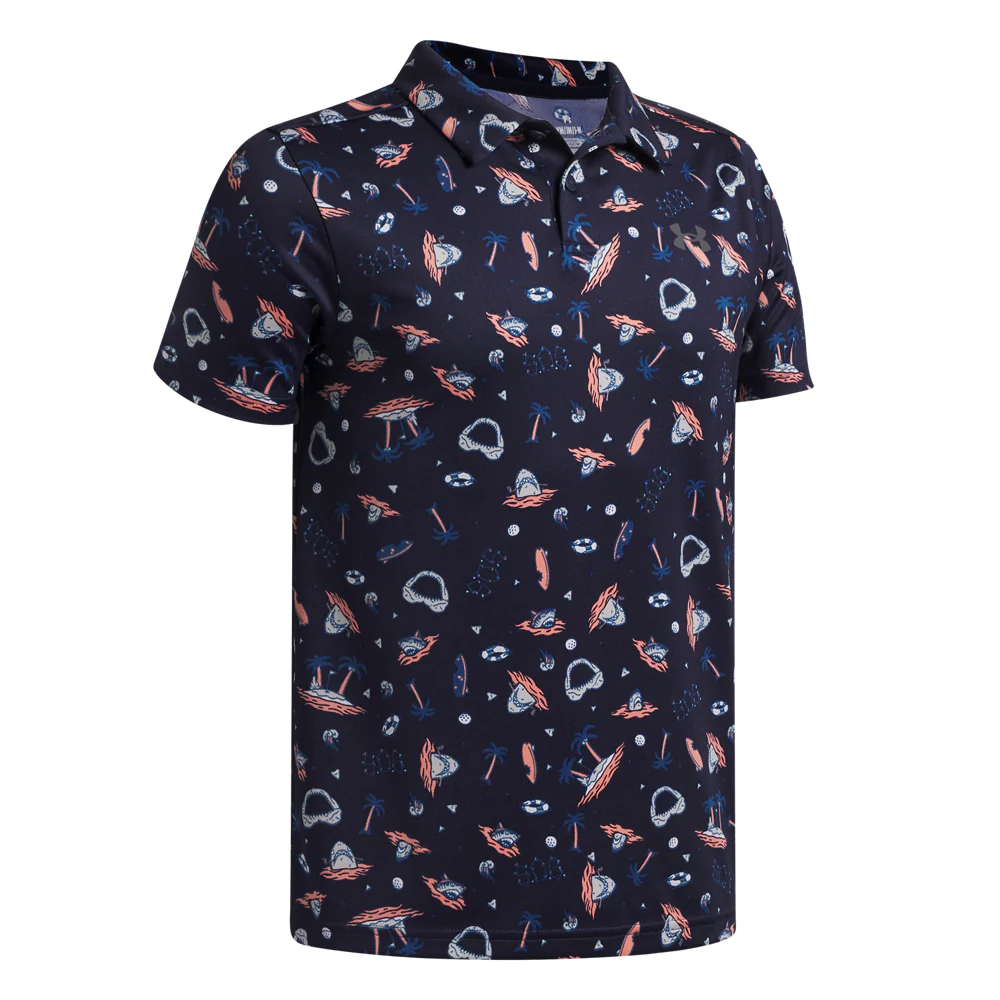 Under Armour Matchplay Printed Boys Polo - Image 8
